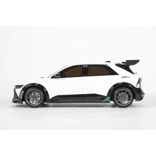 HYUNDAI IONIQ 5N DK EDITION ATLAS WHITE MATT 2025 OttO mobile 1:18 Resinemodell (Türen, Motorhaube... nicht zu öffnen!)